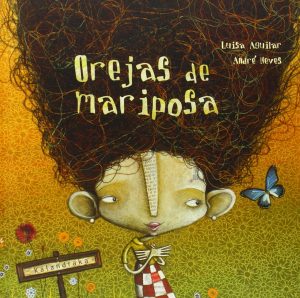 orejas de mariposa portada libro infantil