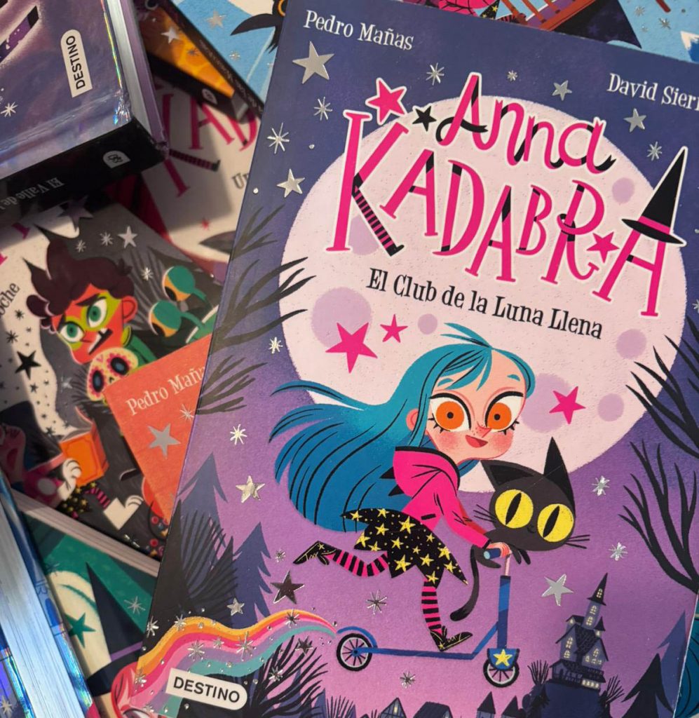 Imagen de portadas de la colección Anna Kadabra