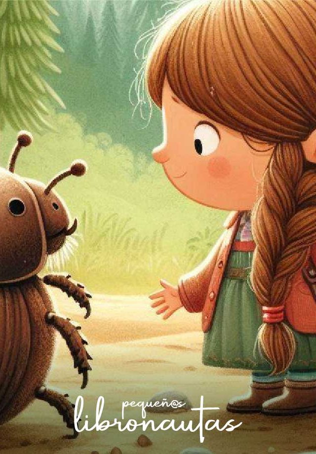 Martina y el escarabajo pelotero, cuento sobre el miedo de hablar en público