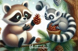 Marti el Mapache y Lu la Lémur. el Gran Lío de una Amistad contra los prejuicios del bosque.